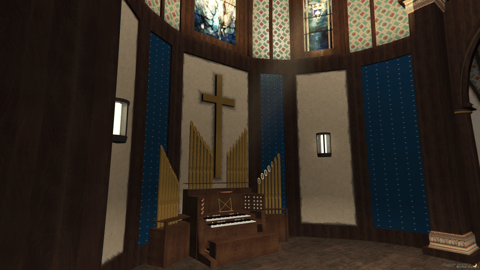 FIVEM Sandy Church | Detailed Church MLO | Interior & Exterior | Full Basement | Graveyard | Add-On | Optimized | Fivem Ready | High Quality — image 14