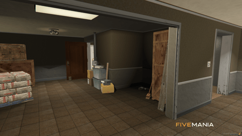 FIVEM Bloods Hood | Custom Gang Territory MLO | Interior & Exterior | Custom Graffiti | Underground Garage | Add-On | Optimized | Fivem Ready | High Quality — image 30