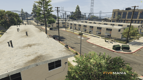 FIVEM Cypress Hood | Residential MLO & Map Edit | Interior & Exterior | Apartments | Basketball Court | Playground | Add-On | Optimized | Fivem Ready | High Quality — image 7