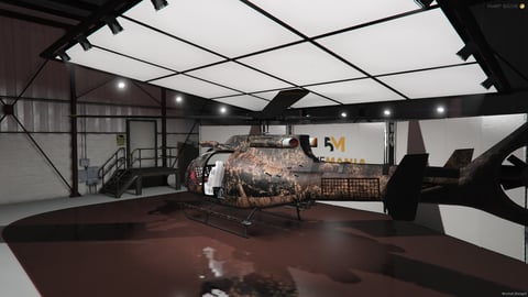 FIVEM Thunder | Custom Attack Helicopter [Unbadged] Add-On | Unique Rusty Texture | Openable Doors | Mounted Weapon | Optimized | Fivem Ready | High Quality, image 6