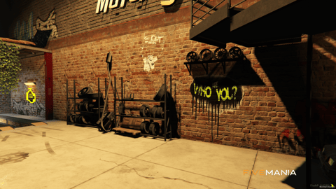 FIVEM Bunker Motors | Custom Underground Garage MLO | Car Lift | Lounge Area | Secret Tunnel | Custom Details | Add-On | Optimized | Fivem Ready | High Quality — image 11