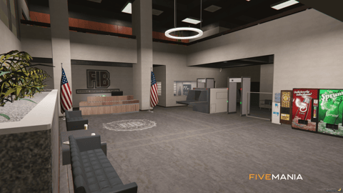 FIVEM Fib Secret Building | Secret Government Facility MLO | Interior & Exterior | Multiple Offices | Armory | Add-On | Optimized | Fivem Ready | High Quality — image 4