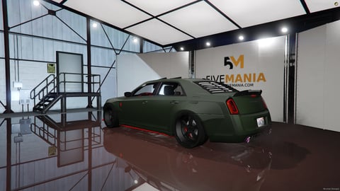 FIVEM Chrysler 300 | Realistic Sports Sedan [Badged] Add-On | Custom Body Kit | Working Lights | Tuning Parts | Add-On | Optimized | Fivem Ready | High Quality — image 8