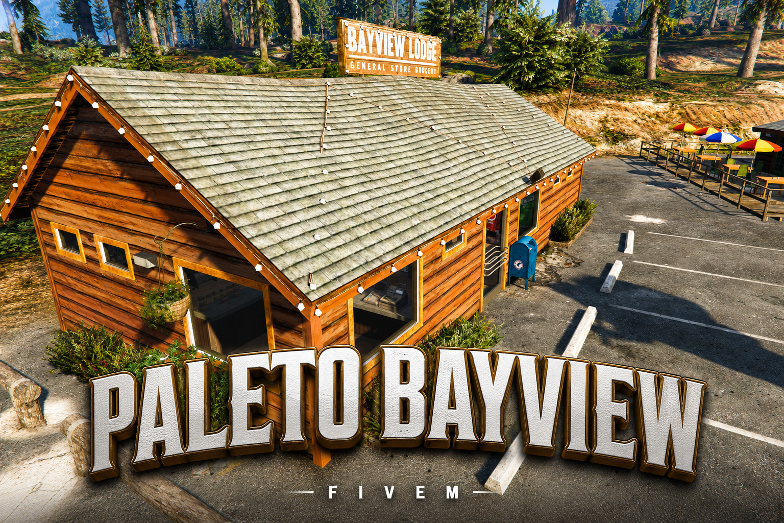 FIVEM Paleto Bayview | Rustic Lodge & General Store MLO | Interior & Exterior | Restaurant & Shop | Cozy Accommodation | Add-On | Optimized | Fivem Ready | High Quality