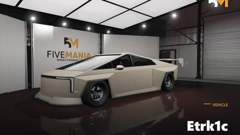 FIVEM Etrk1c | Futuristic Sports Car [Unbadged] Add-On | Interior & Exterior | Working Lights | Custom Model | Optimized | Fivem Ready | High Quality cover