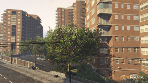 FIVEM New York Hood | Urban Neighborhood Map Edit | Apartment Buildings | Skate Park | Basketball Court | Detailed Environment | Add-On | Optimized | Fivem Ready | High Quality — image 2