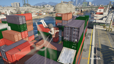 FIVEM Rooftop Rush Parkour | Dynamic Parkour Map | Challenging Routes | Rooftop & Container Courses | Add-On | Optimized | Fivem Ready | High Quality, image 10