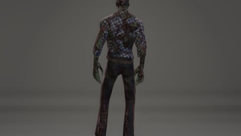 Malik | FiveM Male Ped | Undead Zombie Character | Multiple Outfits | Optimized & Fivem Ready [Add-On], image 7