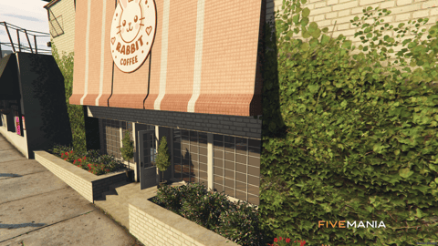 FIVEM Rabbit Coffee | Cozy Coffee Shop MLO | Interior & Exterior | Custom Props | Themed Decor | Add-On | Optimized | Fivem Ready | High Quality — image 2
