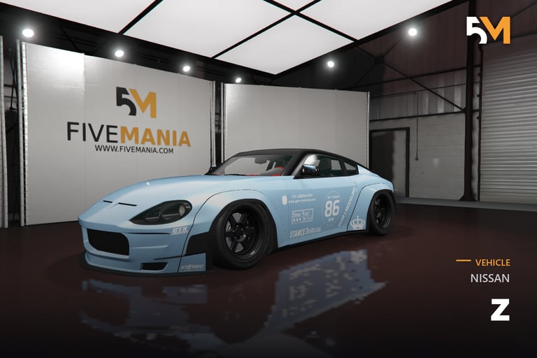 FIVEM Nissan Z, Realistic Sports Car [Badged] Add-On