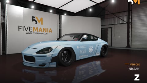 FIVEM Nissan Z | Realistic Sports Car [Badged] Add-On | Interior & Exterior | Working Lights | Tuning Parts | Liveries | Optimized | Fivem Ready | High Quality cover