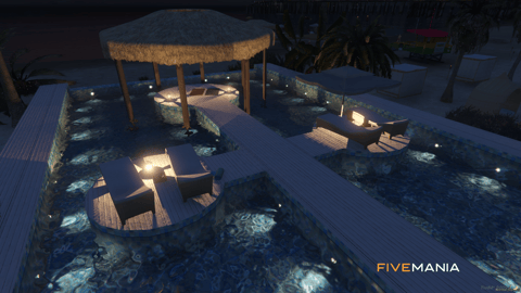 FIVEM Vespucci Beach Club | Luxury Beachfront MLO | Pools & Bars | DJ Booth | Seating Areas | Exterior Map | Add-On | Optimized | Fivem Ready | High Quality — image 25