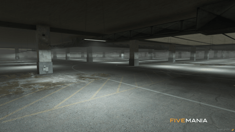 FIVEM Los Santos Customs Mechanic Airport Section | Expanded Mechanic Shop MLO | Interior & Exterior | Lounge Area | Underground Parking | Add-On | Optimized | Fivem Ready | High Quality — image 40