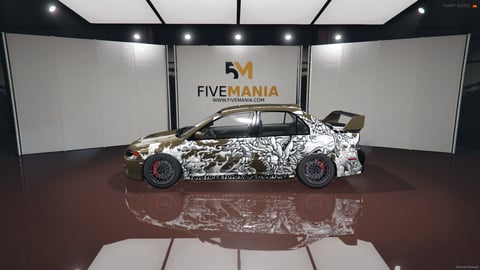FIVEM Evo9 | Realistic Sports Car [Unbadged] Add-On | Liveries | Interior & Exterior | Optimized | Fivem Ready | High Quality — image 7