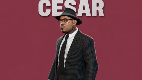 Cesar | Male Ped | Multiple Outfits | Optimized & Fivem Ready [Add-On] cover