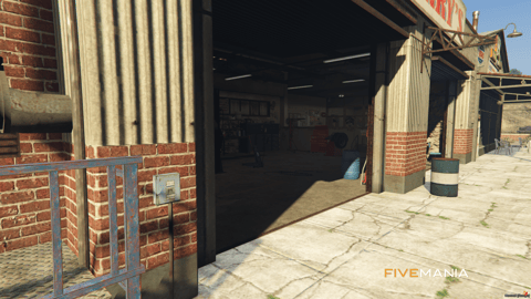 FIVEM Larry's Mechanic | Desert Mechanic Shop MLO | Interior & Exterior | Waiting Area | Office Space | Garage Bays | Add-On | Optimized | Fivem Ready | High Quality — image 15