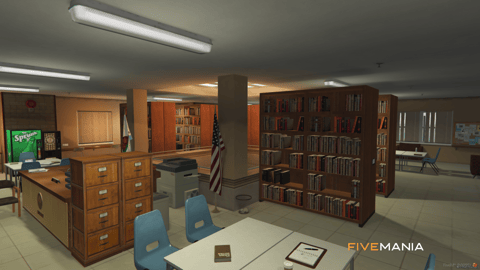 FIVEM Sandy University | Immersive University MLO | Interior & Exterior | Classrooms | Lockers | Lobby | Add-On | Optimized | Fivem Ready | High Quality — image 41