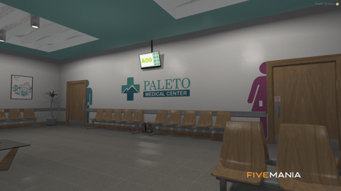 FIVEM Paleto Medical Center | Modern Hospital MLO | Interior & Exterior | Reception & Patient Rooms | X-Ray Room | Add-On | Optimized | Fivem Ready | High Quality — image 10