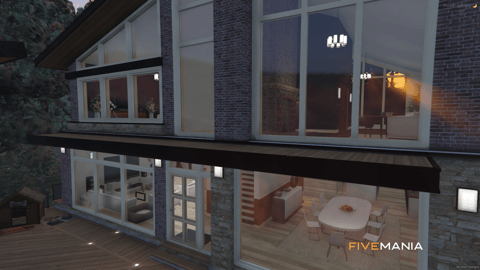 FIVEM Mountain House 2 | Luxury Mountain Home MLO | Interior & Exterior | Pool & Deck | Garage | Add-On | Optimized | Fivem Ready | High Quality — image 16