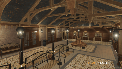 FIVEM Sandy Train Station | Detailed Train Station MLO | Interior & Exterior | Ticket Booth | Waiting Area | Add-On | Optimized | Fivem Ready | High Quality — image 8