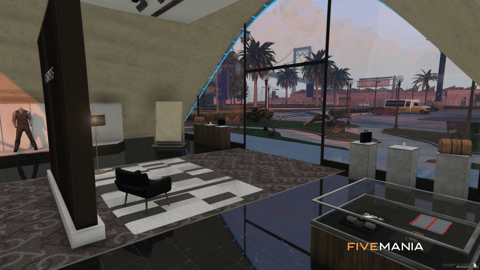 FIVEM Airport Square | Modern Airport Area MLO | Interior & Exterior | Car Rental & Cafe | Add-On | Optimized | Fivem Ready | High Quality — image 9