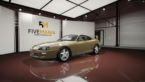 FIVEM A80 | Realistic Sports Car [Unbadged] Add-On | Interior & Exterior | Working Lights | Optimized | Fivem Ready | High Quality — image 3