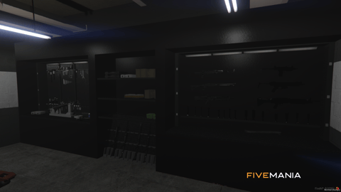 FIVEM Ammunation Big Reworked | Expanded Gun Store MLO | Interior & Exterior | Shooting Range | Locker Room | Weapon Displays | Add-On | Optimized | Fivem Ready | High Quality — image 13