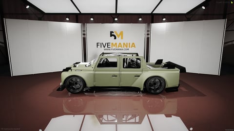 FIVEM Defdr | Modified Utility Truck [Unbadged] Add-On | Widebody Kit | Roll Cage | Custom Wheels | Tuning Parts | Optimized | Fivem Ready | High Quality — image 7