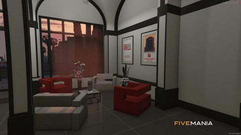 FIVEM Maze Bank | Modern Bank MLO | Interior & Exterior | Vault & Offices | Add-On | Optimized | Fivem Ready | High Quality — image 5