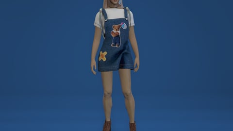 Adeline | Female Ped | Multiple Outfits | Optimized & Fivem Ready [Add-On] — image 6