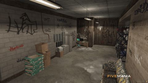 FIVEM Marabunta Hood | Gritty Gang Hideout MLO | Interior & Exterior | Custom Props | Graffiti Art | Add-On | Optimized | Fivem Ready | High Quality — image 5