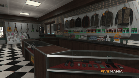 FIVEM Pawn Shop | Detailed Business MLO | Interior & Exterior | Office & Storage | Custom Props | Add-On | Optimized | Fivem Ready | High Quality — image 10