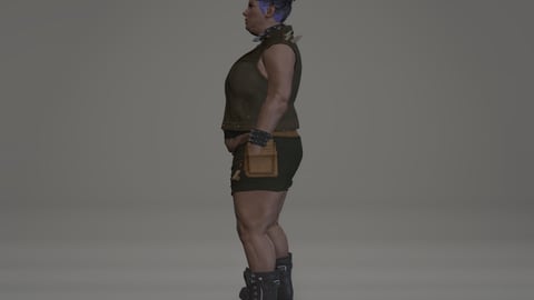 Fat | Female Ped | Multiple Outfits | Optimized & Fivem Ready [Add-On] — image 9