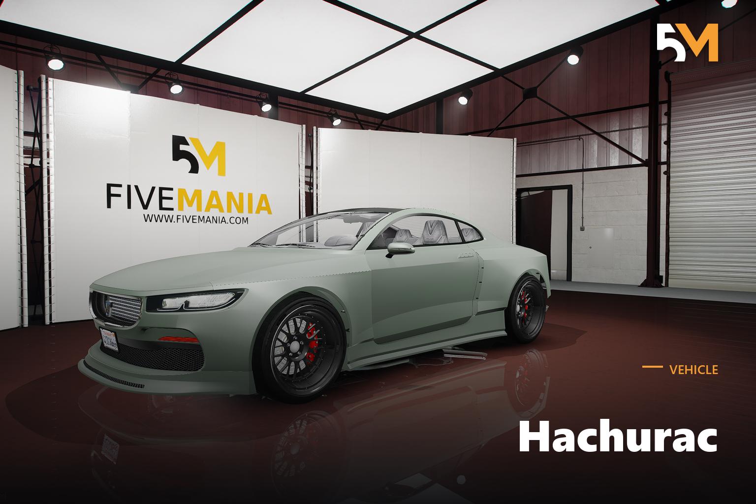 FIVEM Hachurac | Realistic Sports Car [Badged] Add-On | Interior & Exterior | Optimized | Fivem Ready | High Quality