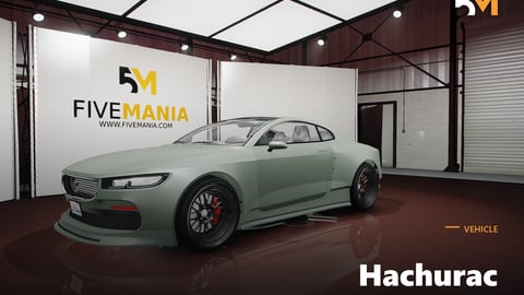 FIVEM Hachurac | Realistic Sports Car [Badged] Add-On | Interior & Exterior | Optimized | Fivem Ready | High Quality cover