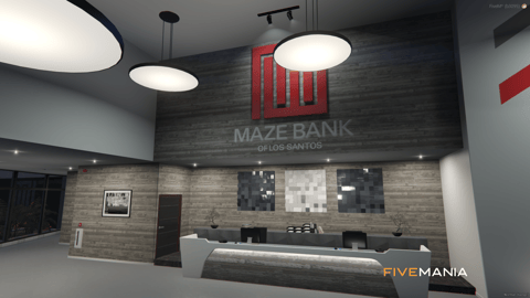 FIVEM Maze Bank West | Modern Office MLO | Interior & Exterior | Conference Rooms | Private Offices | Helipad | Add-On | Optimized | Fivem Ready | High Quality — image 4