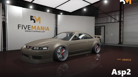 FIVEM Asp2 | Realistic Sports Car | Custom Tuning Parts | Spoiler | Add-On | Optimized | Fivem Ready | High Quality cover
