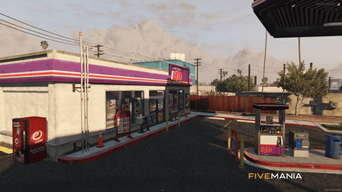 FIVEM Ballas Ltd | Lore-Friendly Gas Station MLO | Interior & Exterior | Convenience Store | Custom Branding | Add-On | Optimized | Fivem Ready | High Quality — image 4