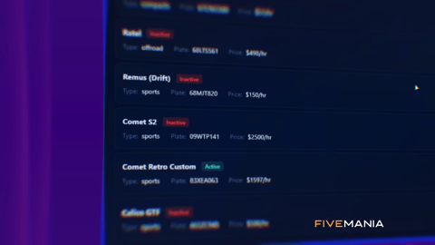 FIVEM Advanced Car Rental Business | Comprehensive Vehicle Rental Script | UI & Management Panel | Custom Vehicles | Payment System | Add-On | Optimized | Fivem Ready | High Quality, image 32