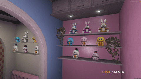 FIVEM Rabbit Coffee | Cozy Coffee Shop MLO | Interior & Exterior | Custom Props | Themed Decor | Add-On | Optimized | Fivem Ready | High Quality — image 13