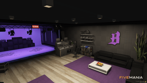 FIVEM Ballasstudio | Multi-Floor Music Studio & Bar MLO | Interior & Exterior | Recording Booth | Bar & Lounge | Instruments & Equipment | Add-On | Optimized | Fivem Ready | High Quality — image 12