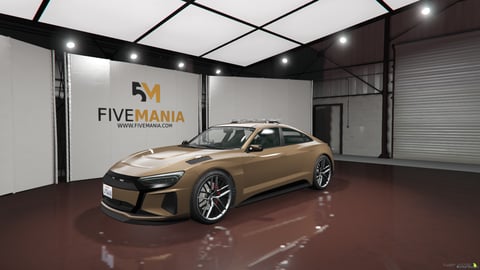 FIVEM Audi e-tron GT | Lore Friendly Unmarked Police Car | Working Lights | HQ Interior | Add-On | Optimized | Fivem Ready | High Quality, image 3