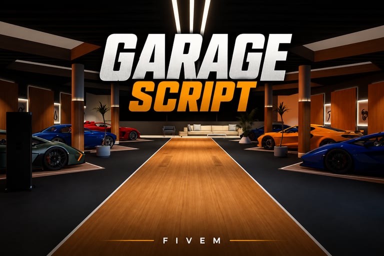 FIVEM Garage Script, Advanced Vehicle Storage System