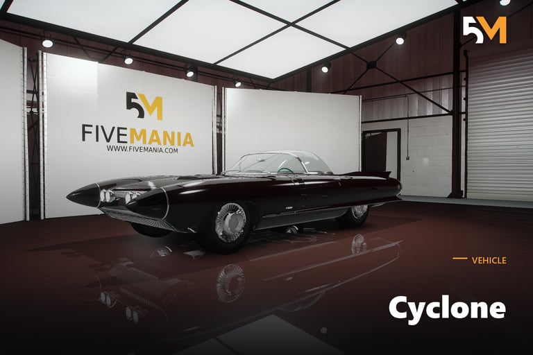 FIVEM Cyclone, Futuristic Concept Car [Unbadged] Add-On