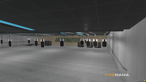 FIVEM Ammunation Reworked | Custom Ammunation MLO | Interior & Exterior | Gun Range | Custom Props | Add-On | Optimized | Fivem Ready | High Quality — image 12