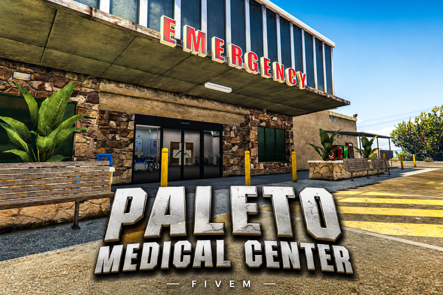 FIVEM Paleto Medical Center | Modern Hospital MLO | Interior & Exterior | Reception & Patient Rooms | X-Ray Room | Add-On | Optimized | Fivem Ready | High Quality