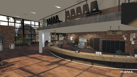 FIVEM Vespuccipolice | Modern Police Department MLO | Interior & Exterior | Jail Cells | Armory | Parking Garage | Add-On | Optimized | Fivem Ready | High Quality — image 6
