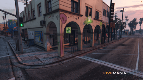 FIVEM Weed Shop | Modern Cannabis Dispensary MLO | Interior & Exterior | Custom Props & Neon Lighting | Add-On | Optimized | Fivem Ready | High Quality — image 4