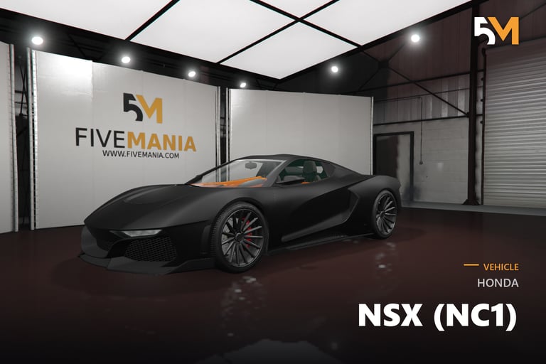 FIVEM Honda NSX (NC1), Realistic Supercar [Unbadged] Add-On