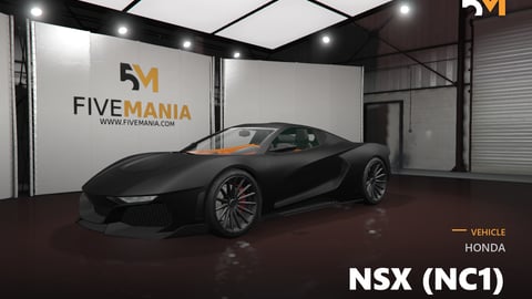 FIVEM Honda NSX (NC1) | Realistic Supercar [Unbadged] Add-On | Interior & Exterior | Working Lights | Optimized | Fivem Ready | High Quality cover